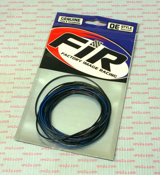 FIR ELECTRICAL WIRE BLACK/BLUE 4 METRE, 0.75mm sq / 14 Amp Capacity.