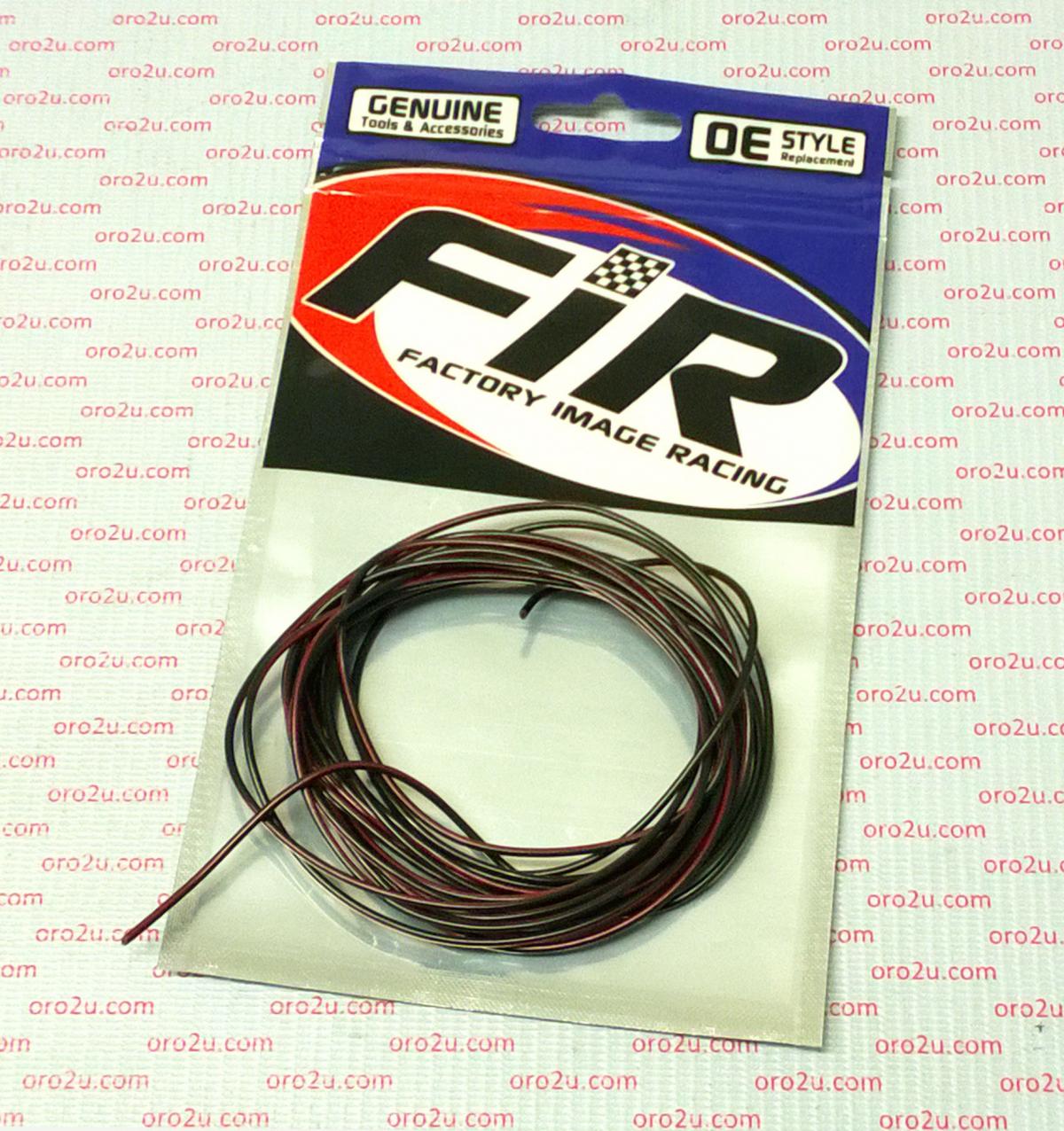 FIR ELECTRICAL WIRE BLACK/BROWN 4 METRE, 0.75mm sq / 14 Amp Capacity.