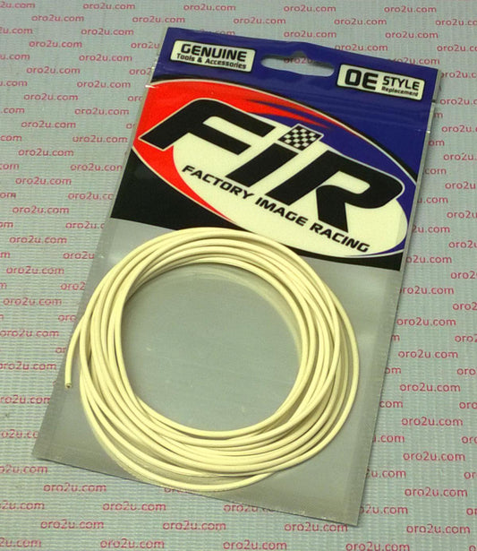 FIR ELECTRICAL WIRE WHITE 4 METRE, 0.75mm sq / 14 Amp Capacity.