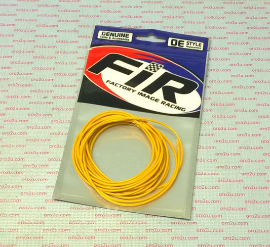 FIR ELECTRICAL WIRE YELLOW 4 METRE, 0.75mm sq / 14 Amp Capacity.