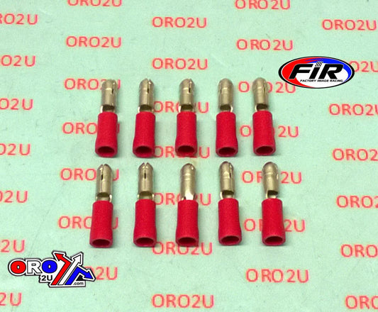 FIR TERMINAL RED MALE BULLET, PACK / 10