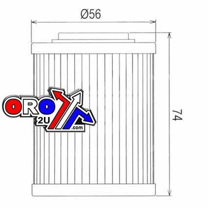 MTX OIL FILTER 420-256-188 HF152 MF8152