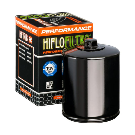 OIL FILTER HIFLO HF171BRC RACE, 63798-99, 63731-99, 63731-99A, ROAD, BUELL