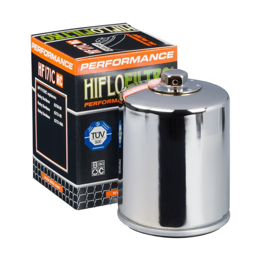 OIL FILTER HIFLO HF171CRC RACE, 63798-99, 63731-99, 63731-99A, ROAD, BUELL