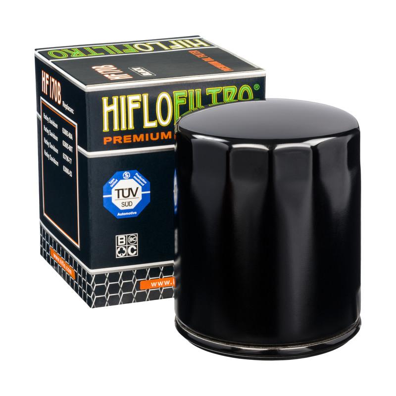 OIL FILTER HIFLO HF170B BLACK, 63805-80A, 63805-80T, 63796-77, ROAD, 63806-83