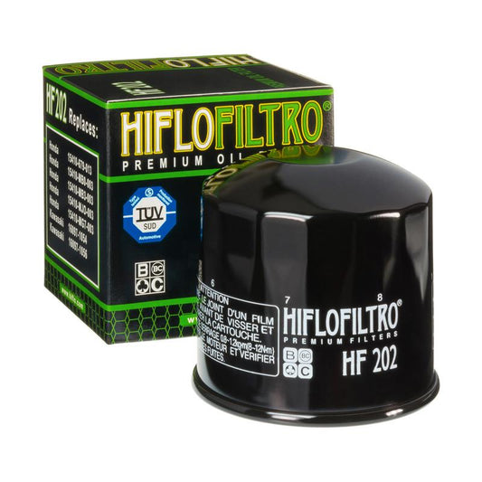 OIL FILTER HIFLO HF202 HON/KAW, HONDA/KAWASAKI, 47-7990.HF