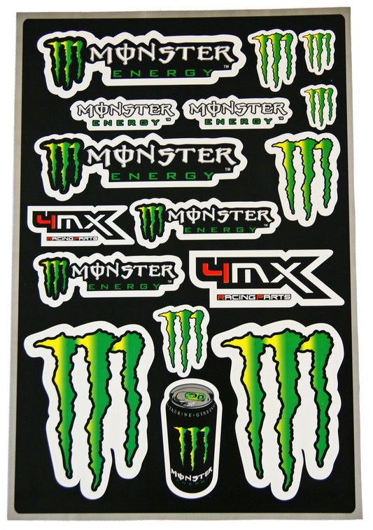 FIR STICKER SHEET MONSTER 30x45cm GPA5989C