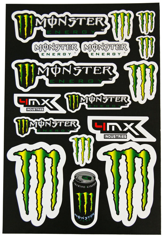 FIR STICKER SHEET MONSTER 30x45cm