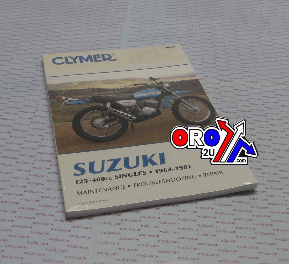 FIR MANUAL 125-400cc Singles 64-81, SUZUKI