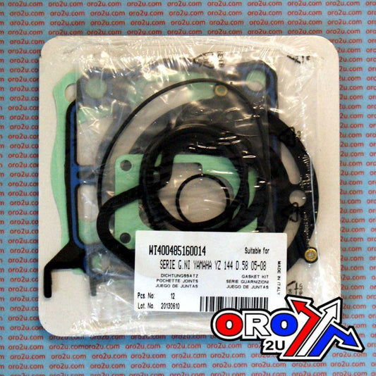 ATHENA TOP END GASKET SET 58MM YAMAHA YZ 125 05-21,  P400485160014 FOR 144CC BIG BORE KIT