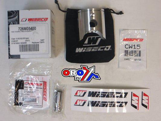 WISECO PISTON KIT 98-01 YZ125 54.00, WISECO 726M05400 YAMAHA