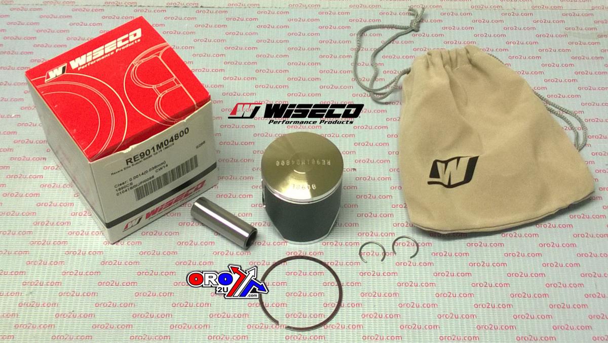 WISECO PISTON KIT 02-22 RM85 48.00 RE, WISECO RE901M04800 SUZUKI, Racers Elite ArmorFit