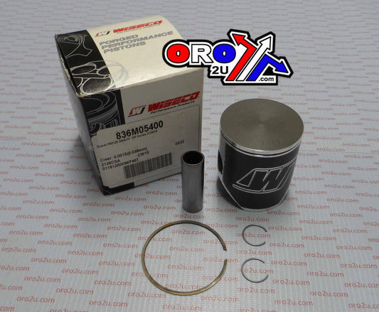 WISECO PISTON KIT 04-10 RM125 54.00, 01-06 SX125 54.00mm PISTON KIT, WISECO 836M05400 RACING GP