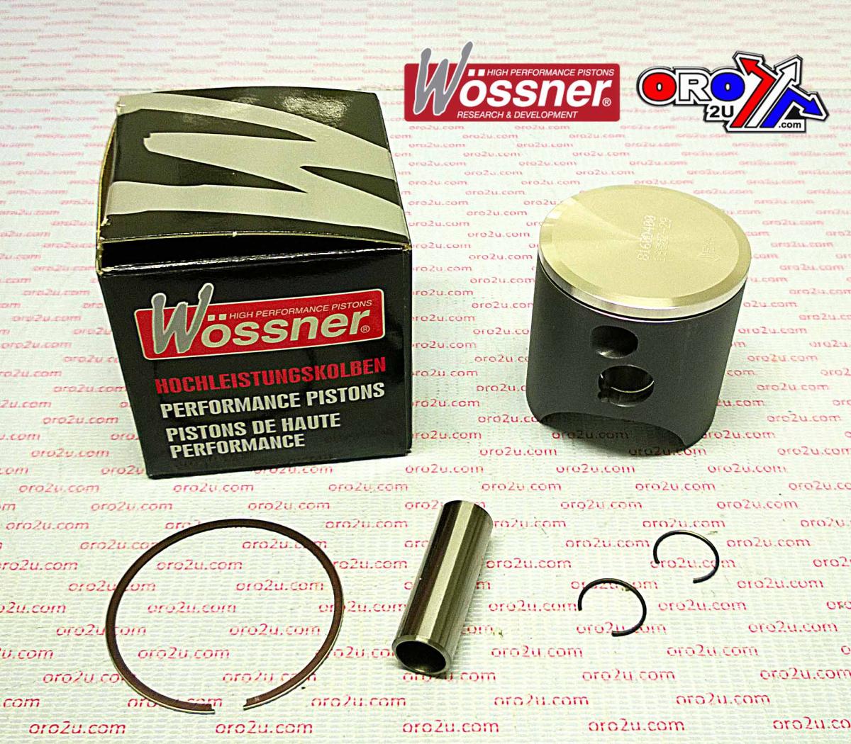 WOSSNER PISTON KIT 05-21 YZ125 58.00, WOSSNER 8160D400 YAMAHA MX