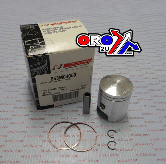 WISECO PISTON KIT 81-20 PW50 40.50, WISECO 653M04050 YAMAHA