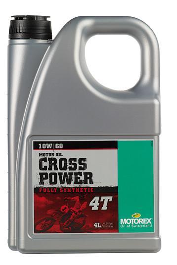 Motorex Crosspower 4T Fully Synthetic (SAE 10w60) 4 Litre