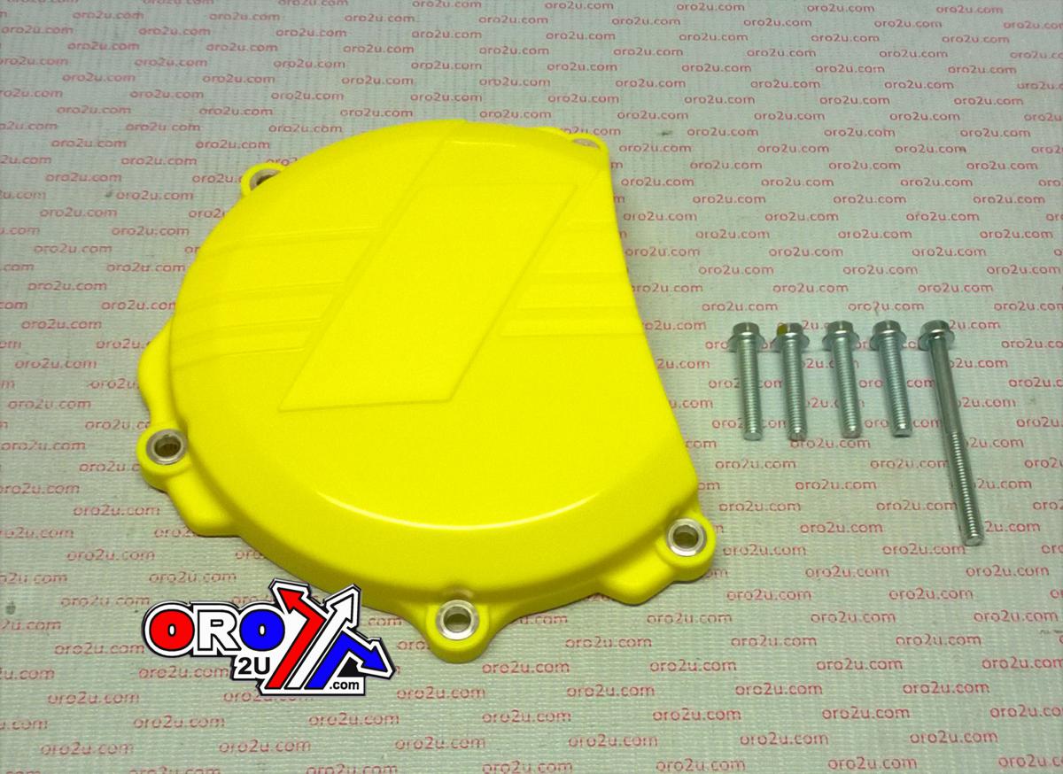 FIR CLUTCH COVER PLASTIC PROTECTOR, ACCEL CCP-401 RMZ 250 07-17