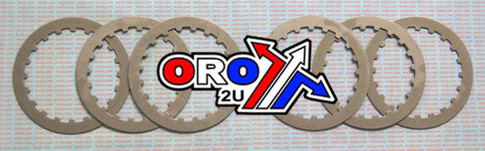 DIRT RACING  CLUTCH PLATE STEEL SET/6 YZ125, YAMAHA YZ125 88-90, MX-03225S