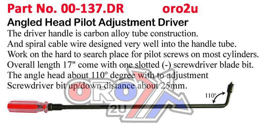 FIR CARBURETTOR PILOT SCREW ADJUSTER