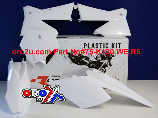 RETCH KTM  PLASTIC KIT/4 KTM 05-06 WHITE, RETCH KTM  R-KITKTM-BN0-504, SX 05-06