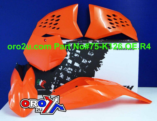 RETCH KTM  PLASTIC KIT/4 KTM 125-530