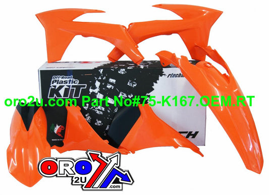 RETCH KTM  PLASTIC KIT/5 KTM EXC 2012-13