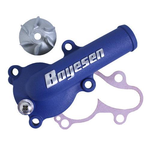 BOYESEN WATER PUMP COVER 16-18 KX450F, Supercooler BOYESEN WPK-18AL, BLUE