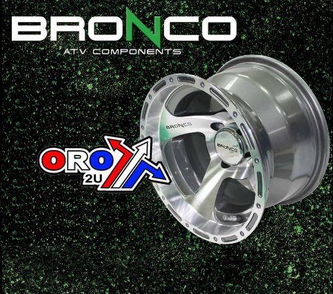 BRONCO RIM ALU BRONCO 12x7 4/110 SIL, AC-06200 WHEEL KIT OFFSET 5+2