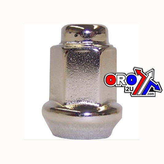 FIR LUG NUT 3/8" BEVELED CHROME, LUG3CA