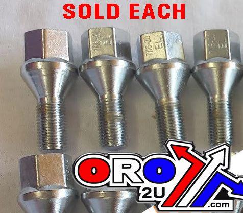 FIR LUG BOLT 7/16" CHROME, LUG3K Kubota RTV900 RTV 900