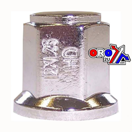 FIR LUG NUT M12x1.25 FLAT CHROME, LUG9