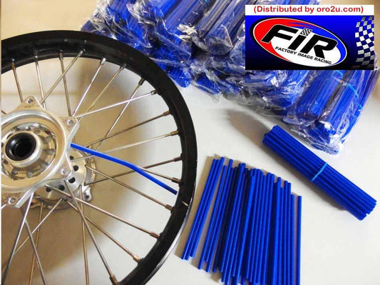 FIR SPOKE SKIN SET 8.5" & 7.5" BLU, SS-101, 76 PCS, BLUE