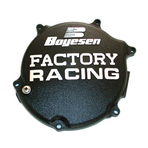 BOYESEN CLUTCH COVER 03-07 KX125 BLACK, BOYESEN CC-11AB