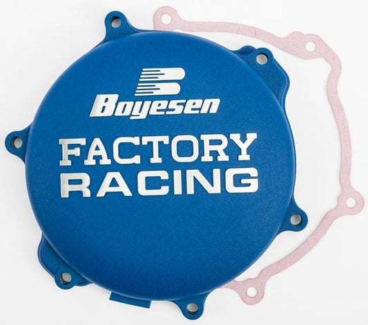 BOYESEN CLUTCH COVER 05-24 YZ125, BOYESEN CC-33L BLUE