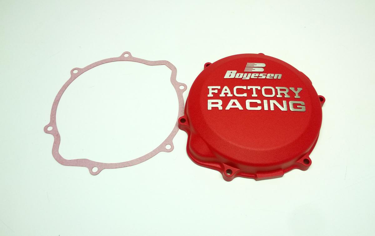 BOYESEN CLUTCH COVER 05-18 CRF450X, BOYESEN CC-06XR RED