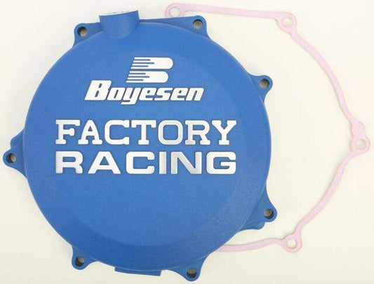 BOYESEN CLUTCH COVER 06-15 KX450F, BOYESEN CC-18L BLUE