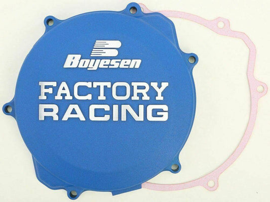 BOYESEN CLUTCH COVER 99-21 YZ250, BOYESEN CC-32AL BLUE