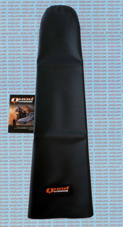 Quad Works 06-09 TRX250EX SEAT COVER GRIP, BLACK