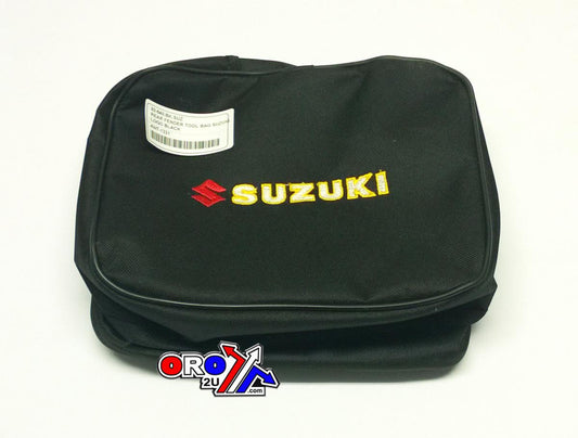 RIJOMOTOR REAR FENDER TOOL BAG SUZUKI, LOGO BLACK, 121409650