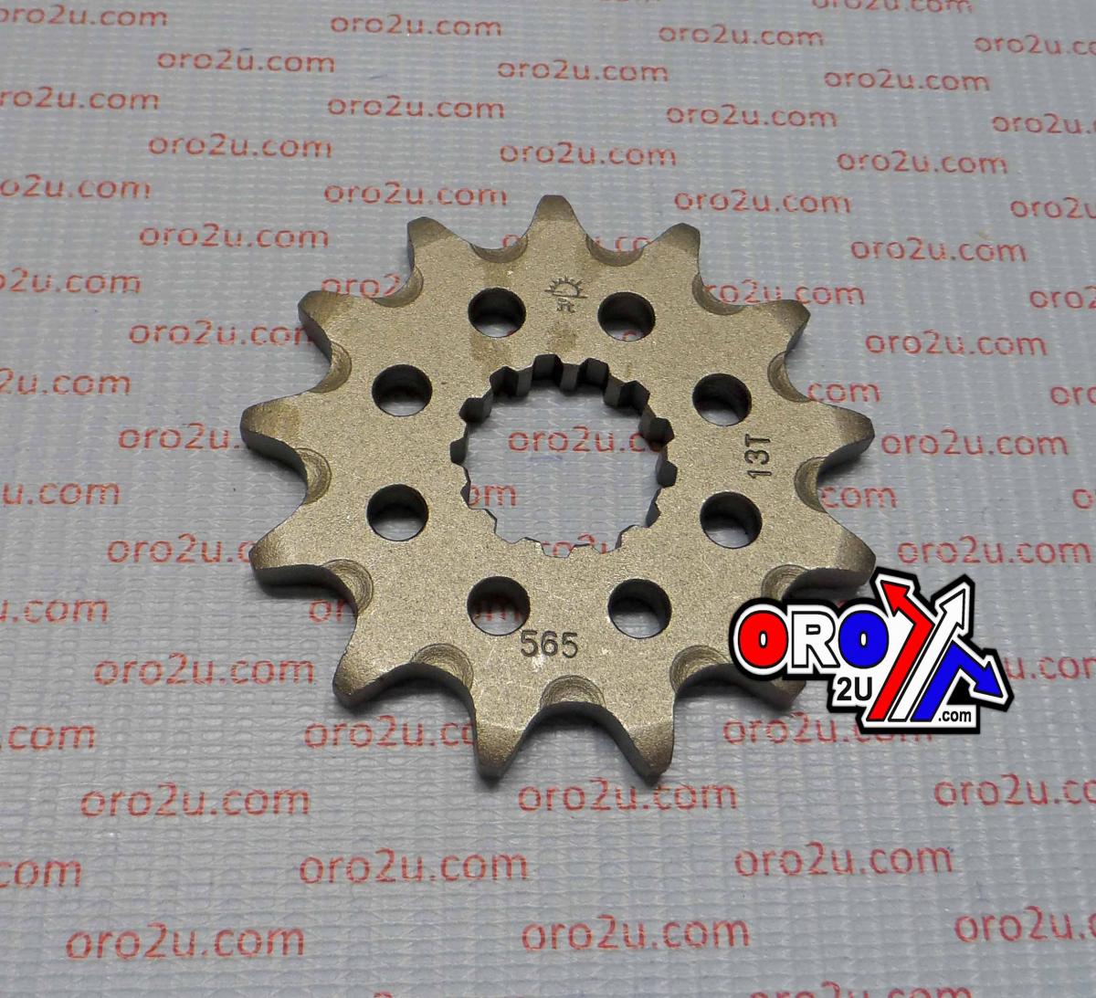 JT FRONT SPROCKET JTF565.12SC JT, Self-cleaning grooves & Light, SF565-12