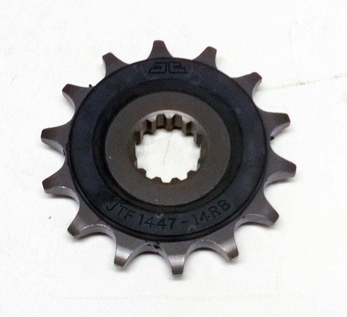 JT FRONT SPROCKET JTF1447.14RB JT, OE Rubber Cushioned