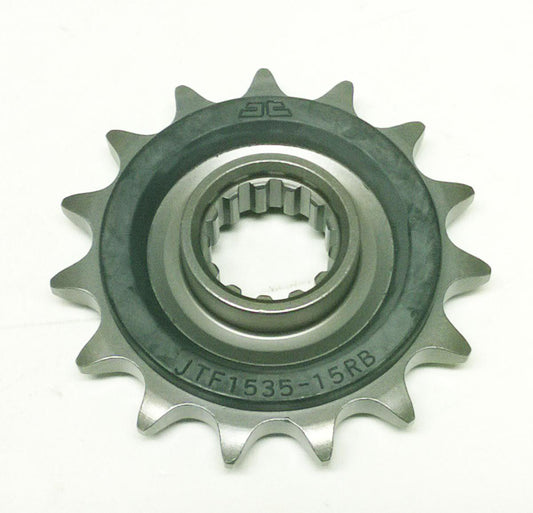 JT FRONT SPROCKET JTF1535.15RB JT, OE Rubber Cushioned