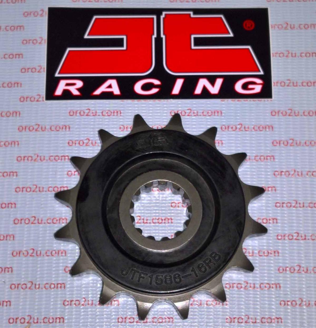 JT FRONT SPROCKET JTF1586.16RB JT, OE Rubber Cushioned