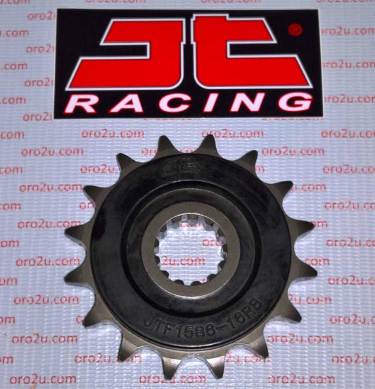 JT FRONT SPROCKET JTF1586.16RB JT, OE Rubber Cushioned