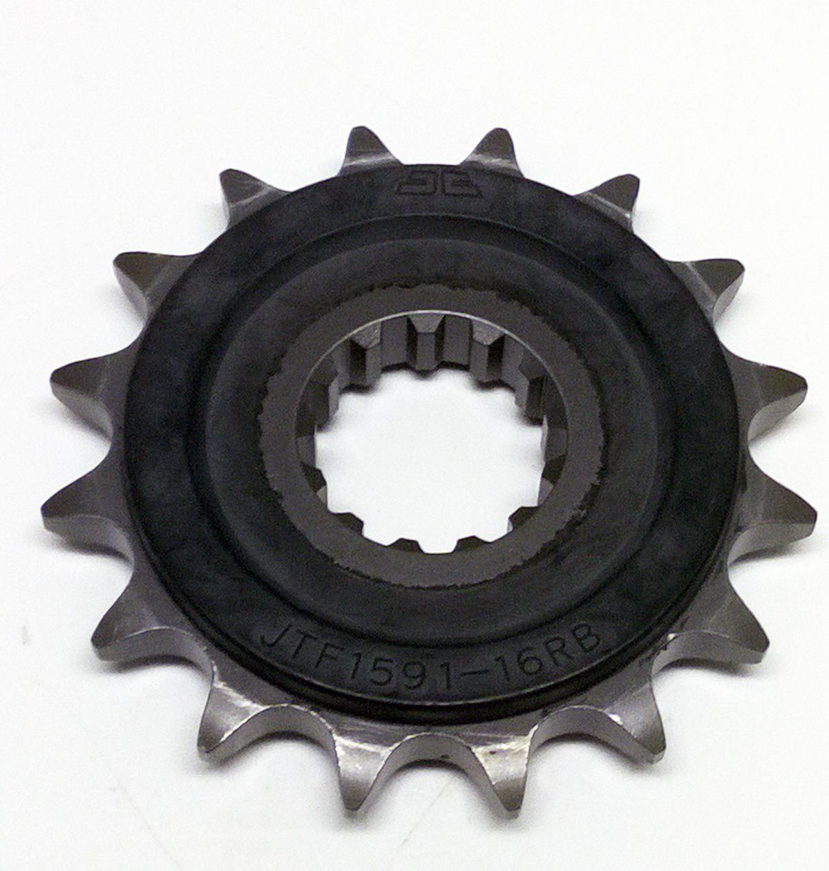 JT FRONT SPROCKET JTF1591.16RB JT, OE Rubber Cushioned