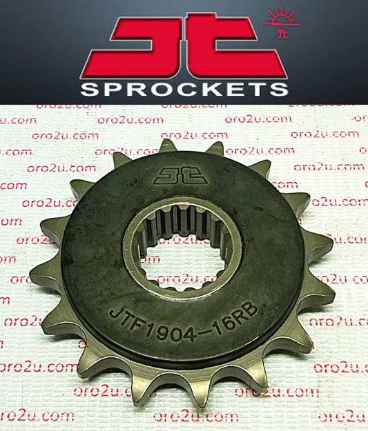 JT FRONT SPROCKET JTF1904.16RB JT, OE Rubber Cushioned