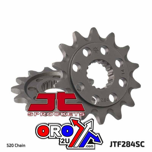 JT FRONT SPROCKET JTF284.13SC JT, Lightweight Self-Cleaning