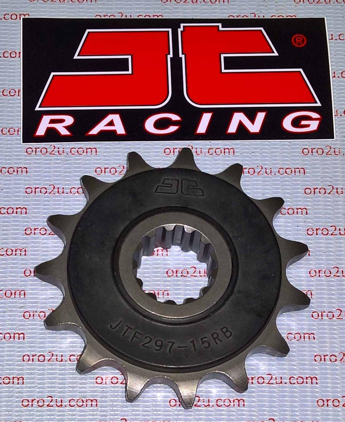 JT FRONT SPROCKET JTF297.15RB JT, OE Rubber Cushioned