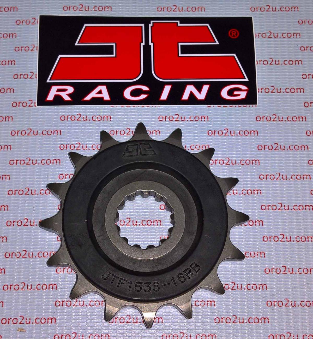 JT FRONT SPROCKET JTF1536.16RB JT, OE Rubber Cushioned