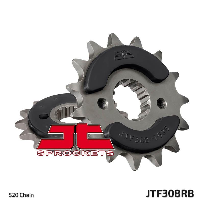 JT FRONT SPROCKET JTF308.14RB JT, OE Rubber Cushioned